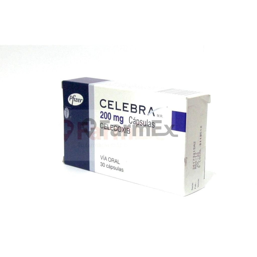 Celebra 200 mg x 30 cápsulas Farmex-MiaHealth-Persistente